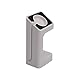 MG Charging Stand Stock Cradle Holder with Viewable Angle for Apple Watch , White ,Charging Cable & Watch Case & Watch NOT Included Black