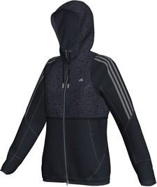 Adidas Damen Jacke Clima Q3 Hooded, phantom / metallic silber, 40, O05099-40 Preisvergleich