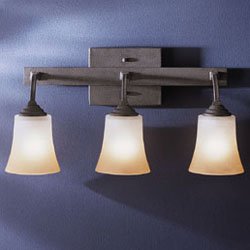 Kichler Meredith Bathroom & Vanity 3 Bulbs Distressed Black