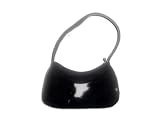 Calf Skin Cow Print Leather Fur Bag Handbag Purse LCP_BLACKDFSM1_001