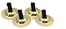 Musical Instruments : Basic Beat Stamped Brass Finger Cymbals (2 pr)