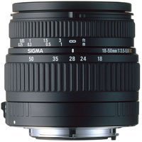 Sigma 18-50mm F/3.5-5.6 DC Lens for Canon EOS Digital SLR Cameras