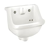 American Standard 0421.018.020 Prison Vitreous China Lavatory Sink, White