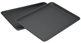 Review Chicago Metallic 62813 / Chicago Metallic Professional Nonstick Cookie and Jelly Roll Pan Set 18x13x1-in.
