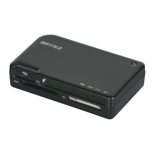 BUFFALO カードリーダー/ライター 45+5メディア対応 ブラック BSCRA45U2BK