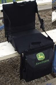 John Deere Seat Cushion Cooler with Back Rest Black Reviews