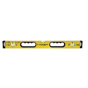 Johnson Level and Tool 9572-HH 72-Inch Magnetic Aluminum Box Beam Level w Hand Holes by Johnson Level & Tool