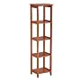 Winsome Wood 5-Tier Bookshelf Honey