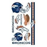 Denver Broncos Temporary Tattoos Set (Set of 6 Sheets)
