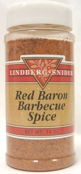 Childrens Toyshop  Gourmet Food : Lindberg-Snider Red Baron Barbecue Spice 14oz.