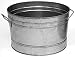 Achla C-50 Galvanized Steel Tub - Round