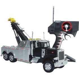 Remote Control Peterbilt 379 Tow Truck - 1:32 Scale, Model# 87413