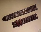 Genuine NEW OLD STOCK Cartier Brown Lizard Watch Band 15mm MINT CONDITION!