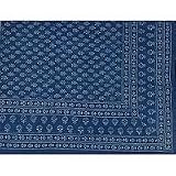 ShalinCraft Cotton Bed Sheet Khadi Print India Asian Decor Home Interiors Queen Size (bshtd609)