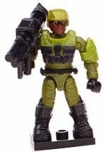 Halo Wars Mega Bloks LOOSE Mini Figure UNSC Marine with Missile Launcher [Modern Style]