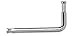 Kupo KG009112 Snap-In Right Angle Pin (Silver)