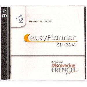 McDougal Littell Discovering French: Nouveau! Easy Planner, Blanc 2