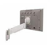Chief KWV110B Height-Adjustable Single Swing Arm Flat Panel Wall Mount - 25 lb - Black