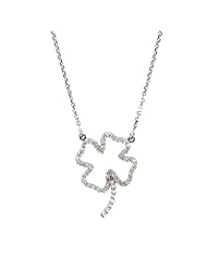 1/3 ct tw Diamond Clover Necklace