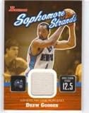 2003-04 Bowman Sophomore Strands #DG Drew Gooden - Orlando Magic (Piece of Authentic Game-Worn Jersey) (Basketball Cards)
