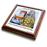 Londons Times Offbeat Cartoons Play On Words - Dolphin-Safe Tuba - Funny Musical Instruments Cartoons - Trivets
