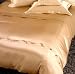 kumi kookoon Charmeuse Silk Duvet Cover - Queen - Chocolate