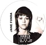 Jane Fonda's Black Power Salute Magnet