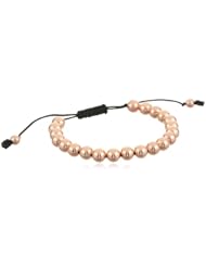 Plated Bead Bracelet, 7.5"
