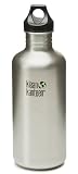 Klean Kanteen Stainless Steel Water Bottle with Poly Loop Cap (40-Ounce)