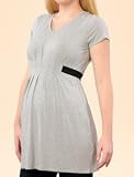 A Pea in the Pod: Short Sleeve V-neck Empire Waist Maternity Tunic