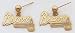 MLB Atlanta Braves Logo Earrings - M1060