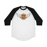 THE RECEIVING END OF SIRENS - Wings - Black/White Baseball Jersey / T-shirt