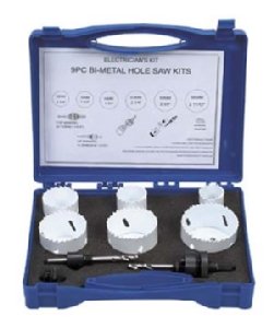 Techni-Tool Hole Saw Kit, Electrician