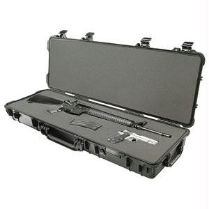 Pelican 1720 Watertight 42 Gun Case with Foam Insert & Wheels, Charcoal Black
