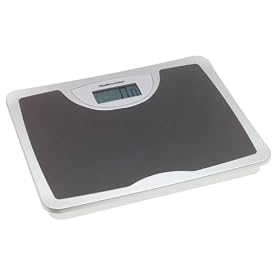 Health o Meter HDL110KD-95 Digital Scale, Silver Metallic with Soft Black Mat