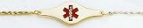 14kt Childs Medical ID Bracelet -XM423