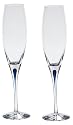 Orrefors Intermezzo Blue Flutes, Set of 2