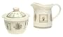 Pfaltzgraff Naturewood Stoneware Sugar and Creamer Set