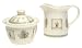 Pfaltzgraff Naturewood Stoneware Sugar and Creamer Set