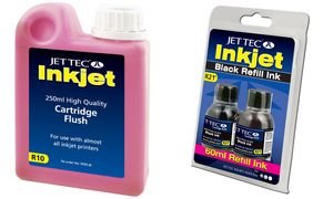 JetTec Universaltinte in Glasfläschchen 30ml light cyan + 30 ml light magenta