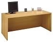 Light Oak Finish 72 Inch Desk By Bush Furniture