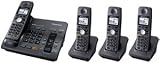 Panasonic KX-TG6074B 5.8 GHz Digital Cordless Answering System with 4 Handsets