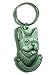 boston_terrier19boston terrier - Pewter Boston Terrier Key Chain Ring Made in