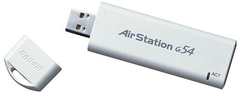 BUFFALO 802.11g ����LAN AirStation USB2.0�pKEY�^�A�_�v�^ WLI-U2-KG54-AI