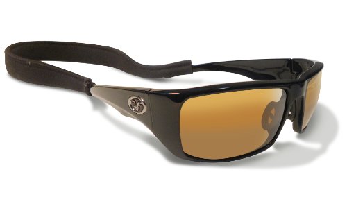 Flying Fisherman Floating Neoprene Retainer, Black