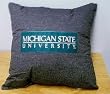 Michigan State University SPARTANS - 18" Denim Accent PILLOW