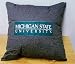Michigan State University SPARTANS - 18" Denim Accent PILLOW