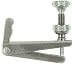 Wittner Cello String Adjuster Double Prong on Tailpiece, Nickel