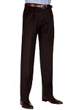 Polo Ralph Lauren Mens Pleated Dress Pants Extrafine 100 Wool Brown Dalton Italy