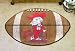 NCAA OLE MISS REBELS FOOTBALL SHAPED DOOR MAT RUG